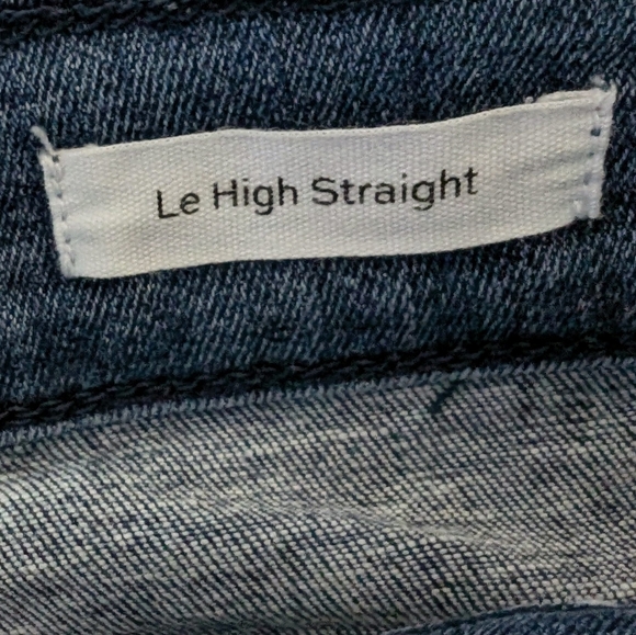 Frame Le High Straight Jeans Classic Blue Wash Sz 30 - Picture 6 of 7